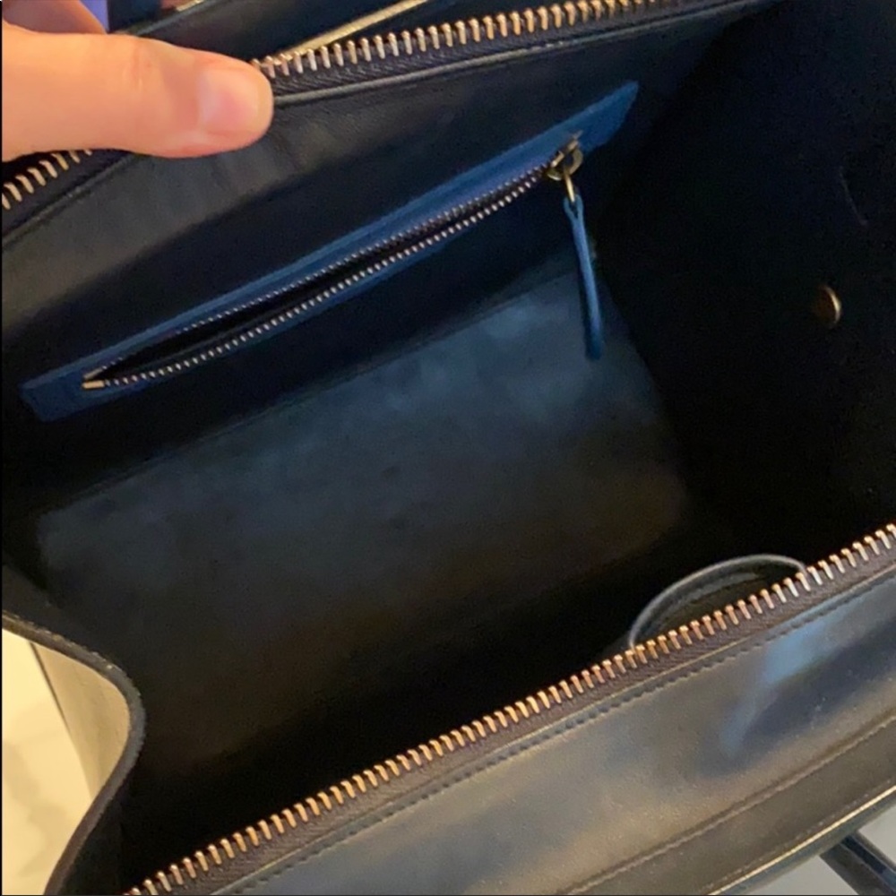 SOLD ON OTHER APP Celine Blue Multi Micro Tote - Picture 10 of 16